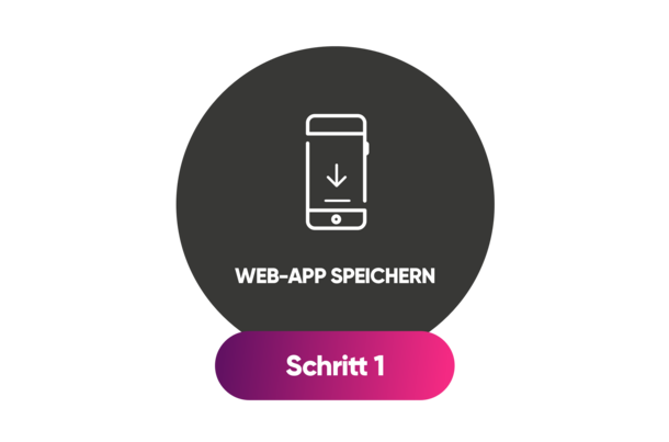 Web-App Wildmännli-Weg Klosters: Wie man die Web-App abspeichert.