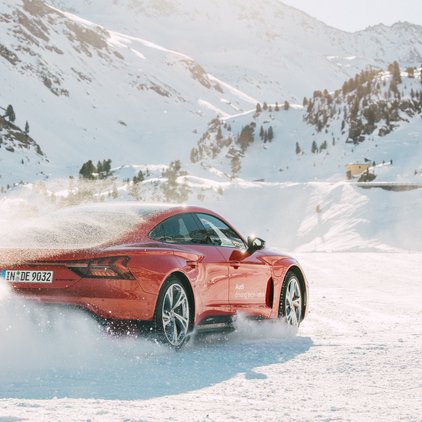 The Audi Ice Experience is considered a highlight in Davos Klosters.