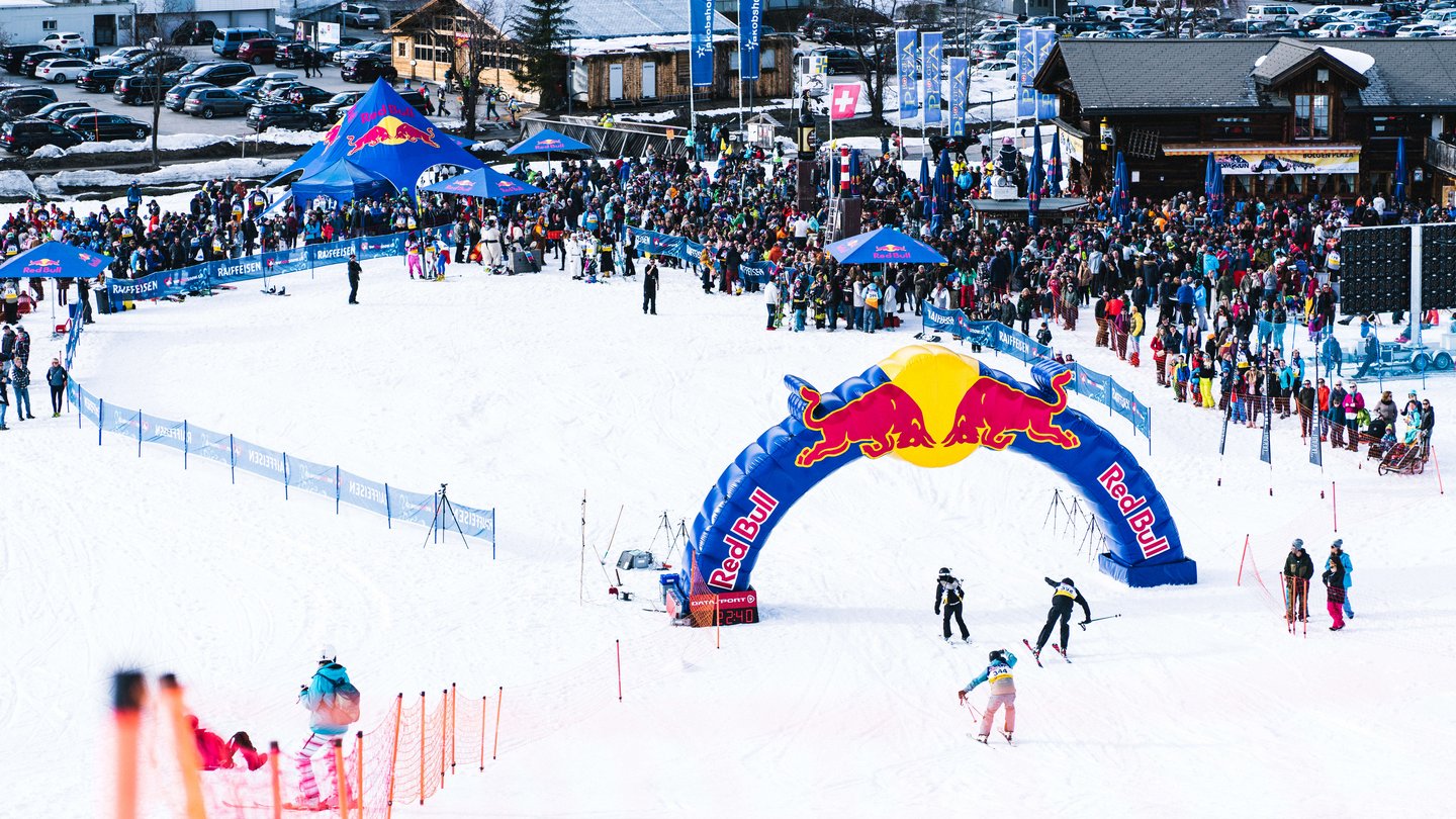 Sportevent Red Bull Homerun am Jakobshorn in Davos