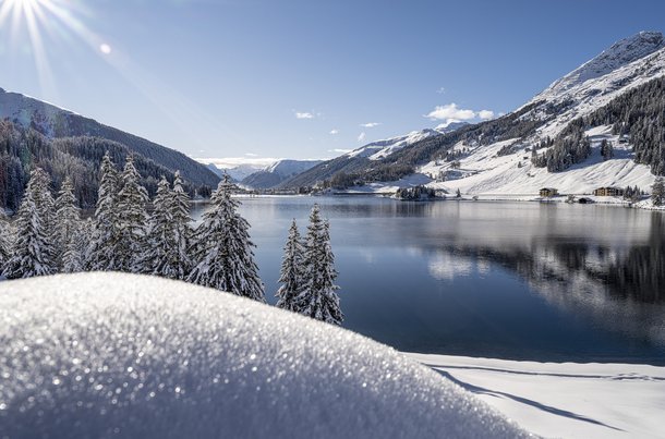 Davoser See, Winter, Davos, 