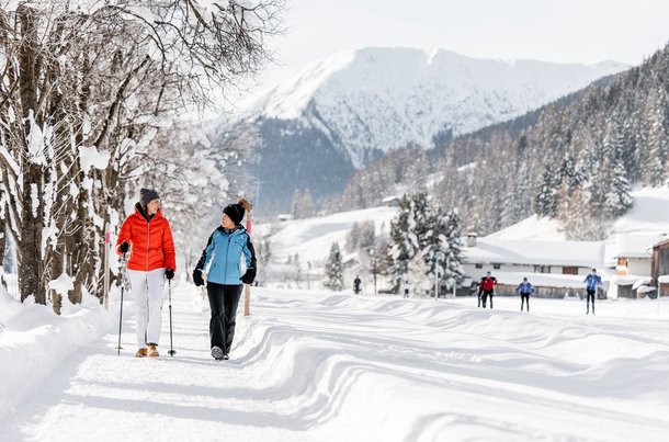 Winterwandern in Davos Klosters.