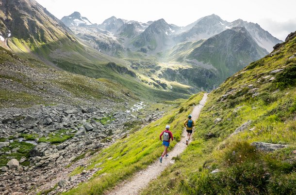 Via Grischuna - a multi-stage run from Davos to St. Moritz for trail runners.