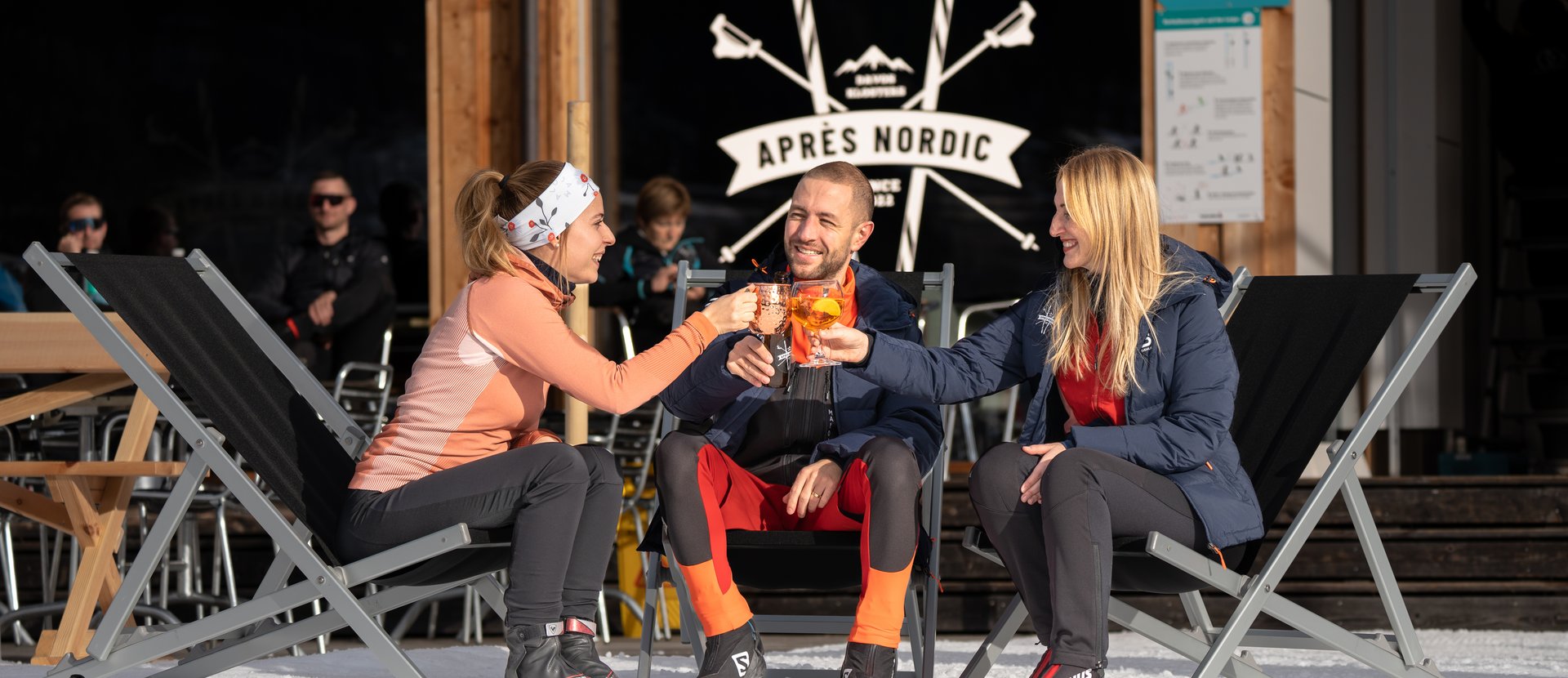 Cross-country skiing with Après Nordic